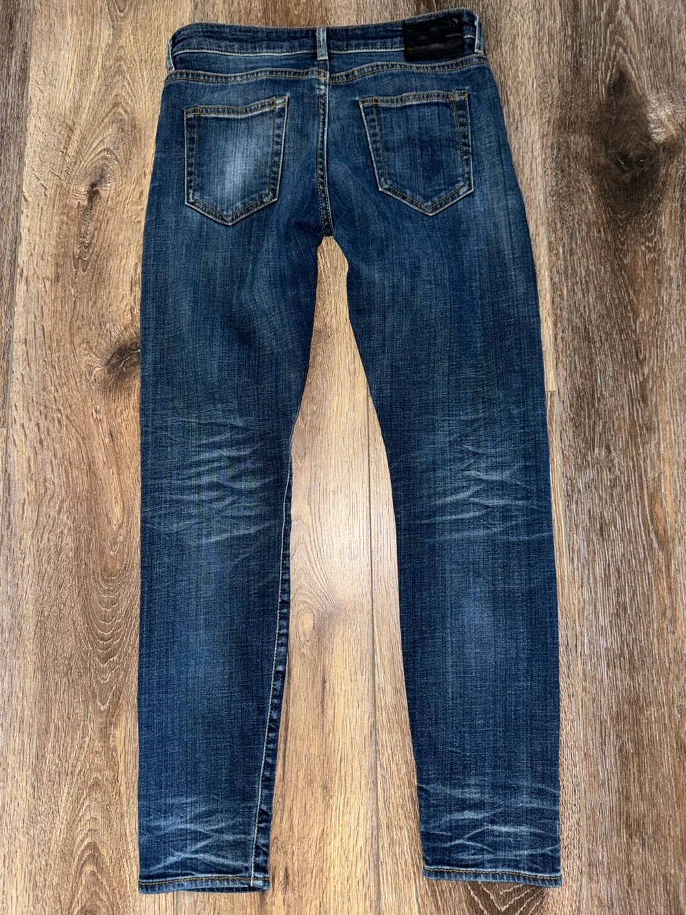 R13 Boy Skinny Jeans in Berlin Blue Women’s Size 25 - Picture 2 of 14